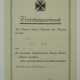 Preussen: Eisernes Kreuz, 1914, 2. Klasse Urkunde für einen Soldaten im Kgl. Sächs. 4. Infanterie-Regiment Nr. 103. - photo 1