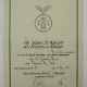 Preussen: Eisernes Kreuz, 1914, 2. Klasse Urkunde für einen Telegrafisten der 200. Infanterie-Division. - photo 1