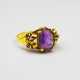 Ring mit Amethyst GOLD. - Foto 1