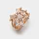 Extravaganter Natural Fancy-Pink-Brown-Ring - фото 1