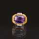 Amethyst-Diamant-Ring. - photo 1