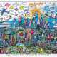 James Rizzi (New York 1950 - New York 2011). Don't Erupt Today While We're in Pompeii. - Foto 1