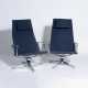 Charles & Ray Eames. Paar Aluminium Chairs EA 124. - photo 1