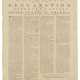 A rare, contemporary broadside edition of the Declaration of Independence - Foto 1