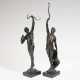 Paar Bronze-Figuren 'Bogenschützen'. Joseph Uphues - Foto 1