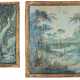 Set of three verdure tapestries with landscape vedutas - фото 1