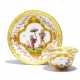 Tea bowl and saucer with chinoiseries - фото 1