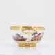 Small Double-Handled Tureen and saucer with Landscape paintings - фото 1