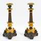 Pair of Charles X candlesticks - фото 1