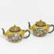 Pair of small Cloisonné Tea Pots - фото 1