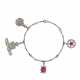 Charm Bracelet with 4 Pendants - photo 1