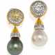 Diamond-Pearl-Ear-Pendants - фото 1