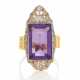 Amethyst-Diamond-Ring - Foto 1