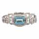 Armband mit feinem Aquamarin ca. 7 ct, - photo 1