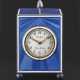 CARTIER, SILVER AND ENAMEL MINUTE REPEATING DESK CLOCK - Foto 1