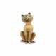 CARTIER TURQUOISE, ENAMEL AND GOLD CAT BROOCH - Foto 1