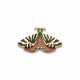 CARTIER CORAL, EMERALD, DIAMOND AND ENAMEL BUTTERFLY BROOCH - photo 1