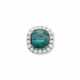 NO RESERVE | TOURMALINE AND DIAMOND RING - Foto 1