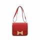 A ROUGE CASAQUE EPSOM LEATHER CONSTANCE 24 WITH GOLD HARDWARE - фото 1