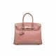 A TERRE CUITE OSTRICH BIRKIN 30 WITH PALLADIUM HARDWARE - photo 1