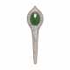 BUCCELLATI JADEITE AND DIAMOND BROOCH - photo 1