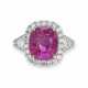 COLOURED SAPPHIRE AND DIAMOND RING - фото 1