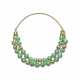 JADEITE AND DIAMOND NECKLACE, MOUNTED BY CARTIER - photo 1