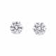 A MAGNIFICENT PAIR OF IMPORTANT DIAMOND EARRINGS - Foto 1