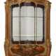 A LARGE FRENCH ORMOLU-MOUNTED KINGWOOD, BOIS DE BOUT MARQUETRY AND VERNIS MARTIN VITRINE - фото 1