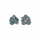 JAR PAIR OF SAPPHIRE, DIAMOND, TOURMALINE AND GREEN GARNET `GREEN ORCHID` BROOCHES - photo 1