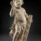 A MARBLE FIGURE OF CUPID WITH MILITARY ATTRIBUTES - photo 1