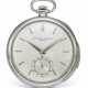 PATEK PHILIPPE, A FINE AND RARE PLATINUM MINUTE REPEATING POCKET WATCH WITH SUBSIDIARY SECONDS AND LONG SIGNATURE - Foto 1
