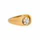 Ring mit Brillanten zus. ca. 0.44 ct, punz., ca. WEISS- LGW (H-I)/VS, - Foto 1