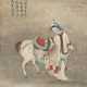 Die Kriegerin Hua Mulan mit Pferd - photo 1
