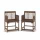 A PAIR OF HUANGHUALI LOW BACK ARMCHAIRS, MEIGUIYI - фото 1