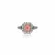 COLORED DIAMOND AND DIAMOND RING - фото 1