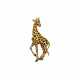 CARTIER ENAMEL, EMERALD AND GOLD GIRAFFE BROOCH - Foto 1