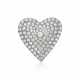 NO RESERVE | DIAMOND HEART PENDANT-BROOCH - фото 1