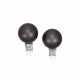 NO RESERVE | CARTIER BLACK CULTURED PEARL AND DIAMOND EARRINGS - фото 1