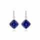 NO RESERVE | TANZANITE AND DIAMOND EARRINGS - Foto 1