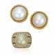 NO RESERVE | GROUP OF CULTURED PEARL, MABÉ PEARL AND DIAMOND JEWELRY - фото 1