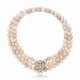 GRAFF CULTURED PEARL, COLORED DIAMOND AND DIAMOND NECKLACE - фото 1