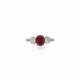 NO RESERVE | RUBY AND DIAMOND RING - Foto 1