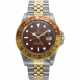 ROLEX, REF. 16753 GMT MASTER, “ROOTBEER”, AN ATTRACTIVE 18K YELLOW GOLD AND STEEL DUAL TIME WRISTWATCH WITH DATE - Foto 1