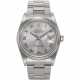 ROLEX, REF. 16200, DATEJUST, A STEEL WRISTWATCH WITH DATE ON BRACELET - Foto 1