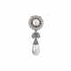 LATE 19TH CENTURY NATURAL PEARL AND DIAMOND BROOCH - Foto 1