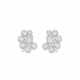 WHITE SAPPHIRE AND DIAMOND EARRINGS - фото 1