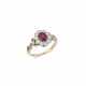 RUBY AND DIAMOND RING - Foto 1