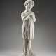 A WHITE MARBLE FIGURE OF LADY LOUISA RUSSELL - photo 1