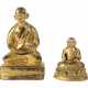 2 Arhat-Figuren Tibet, 2. Hälfte 20. Jh., Bronze/Metall… - Foto 1